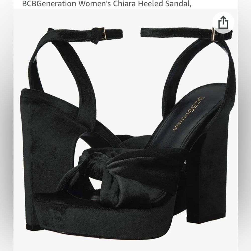 BCBGENERATION “CHIARA” PLATFORM SANDAL